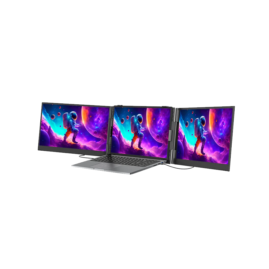Prenosni dvostruki monitor za laptop 15,3" Blackview DCM8, IPS FHD 16:10, Type-C, Grey+Black