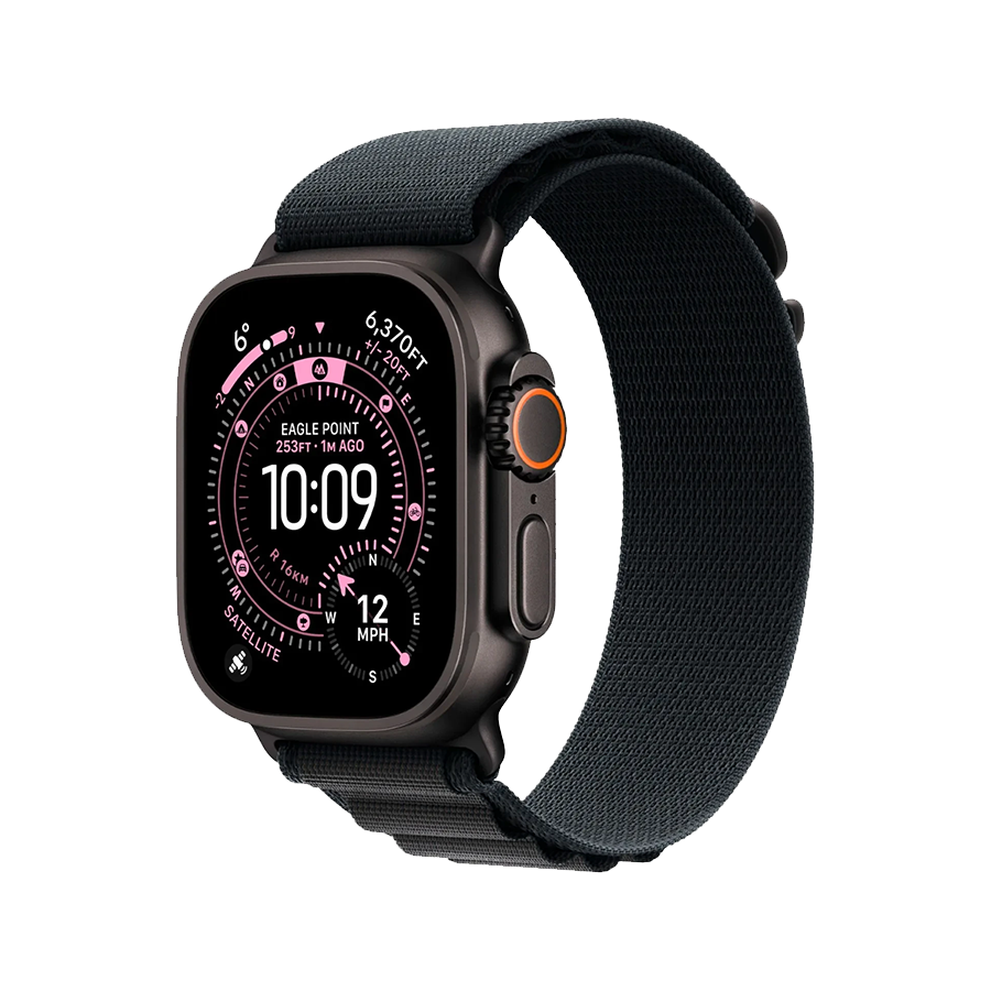 Apple Watch Ultra 3 49mm Black Titanium Case Alpine Loop L MF0X4LW/A