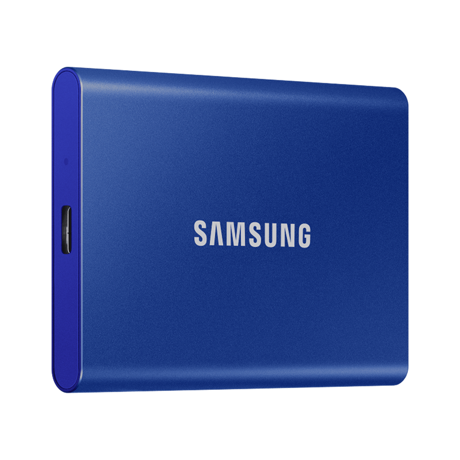 EXT.SSD SAMSUNG Portable T7 1TB USB 3.2 Gen 2 Sequential Read/Write : Up to 1,050MB/sec /Up to 1,000 MB/sec/Plava/MU-PC1T0H/WW