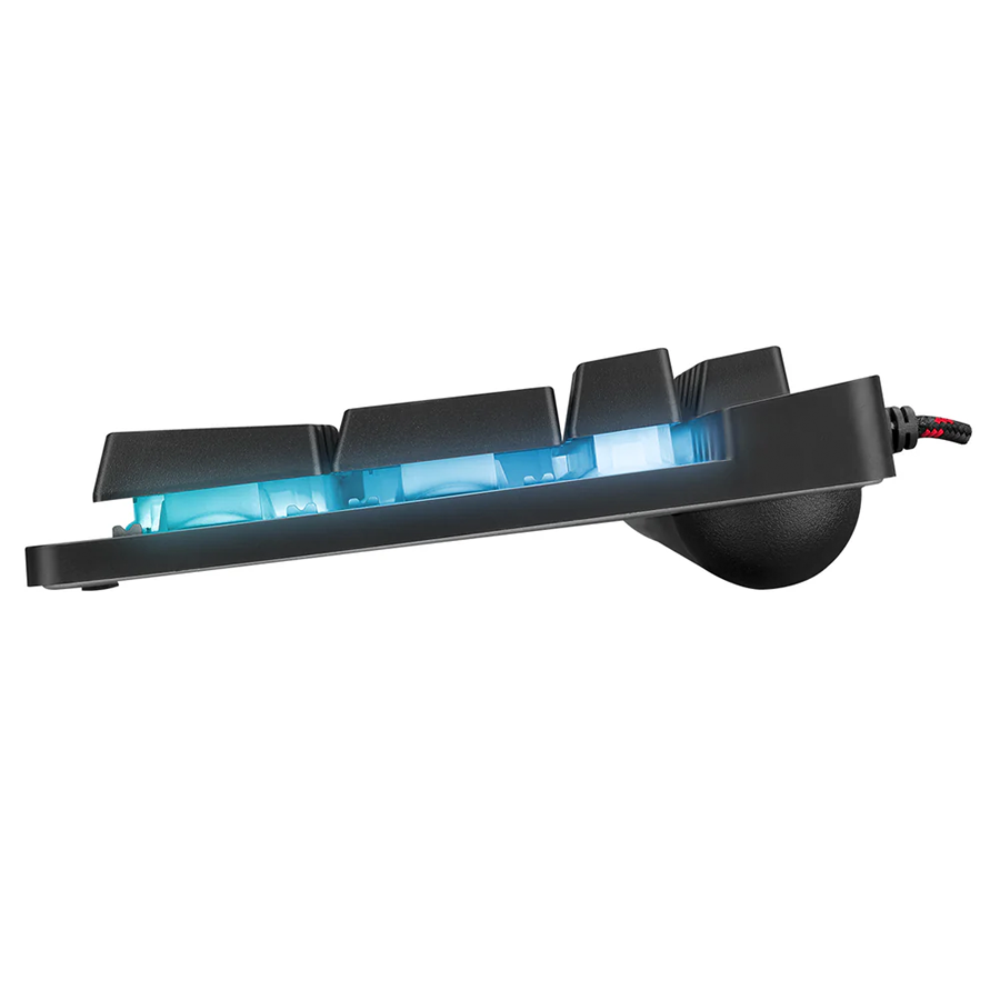 Tastatura gaming RAMPAGE Titan K9 Black USB Rainbow Color Backlit US/EGNLISH Layout FULL SIZE - slika 3