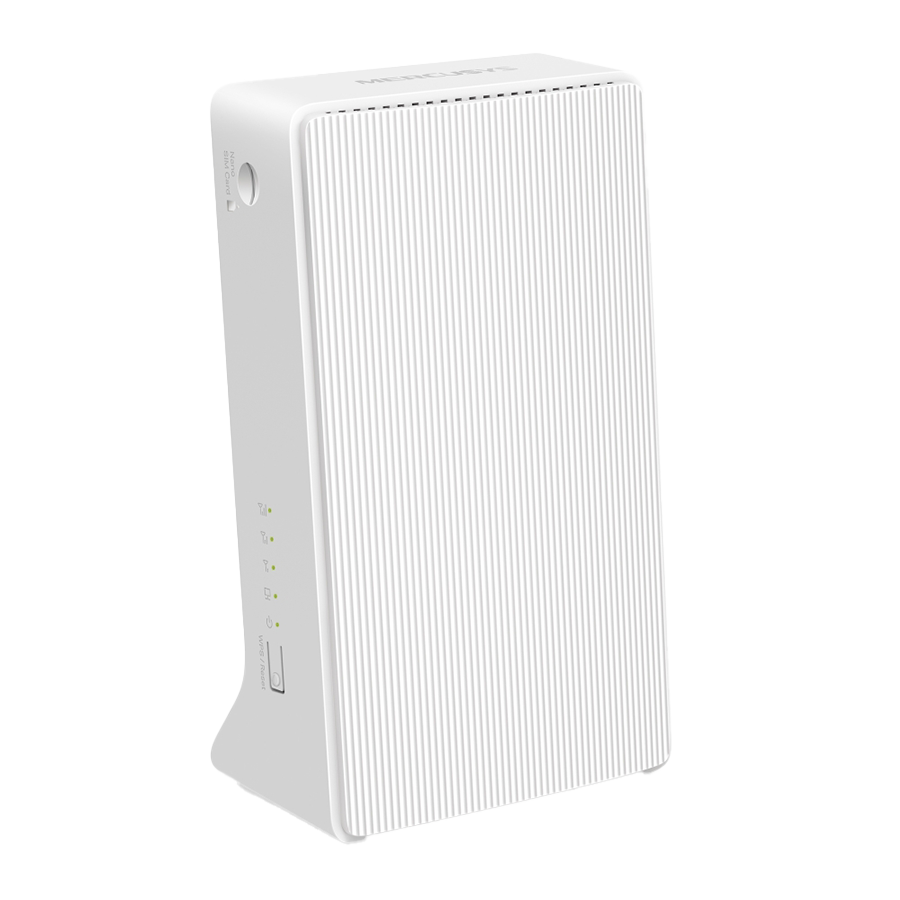 ROUTER Mercusys MB130-4G AC1200 Wi-Fi 4G LTE Router, Build-In 150Mbps 4G LTE Modem, 2.4 GHz, 5 GHz, 4G Cat4 150/50 Mbps