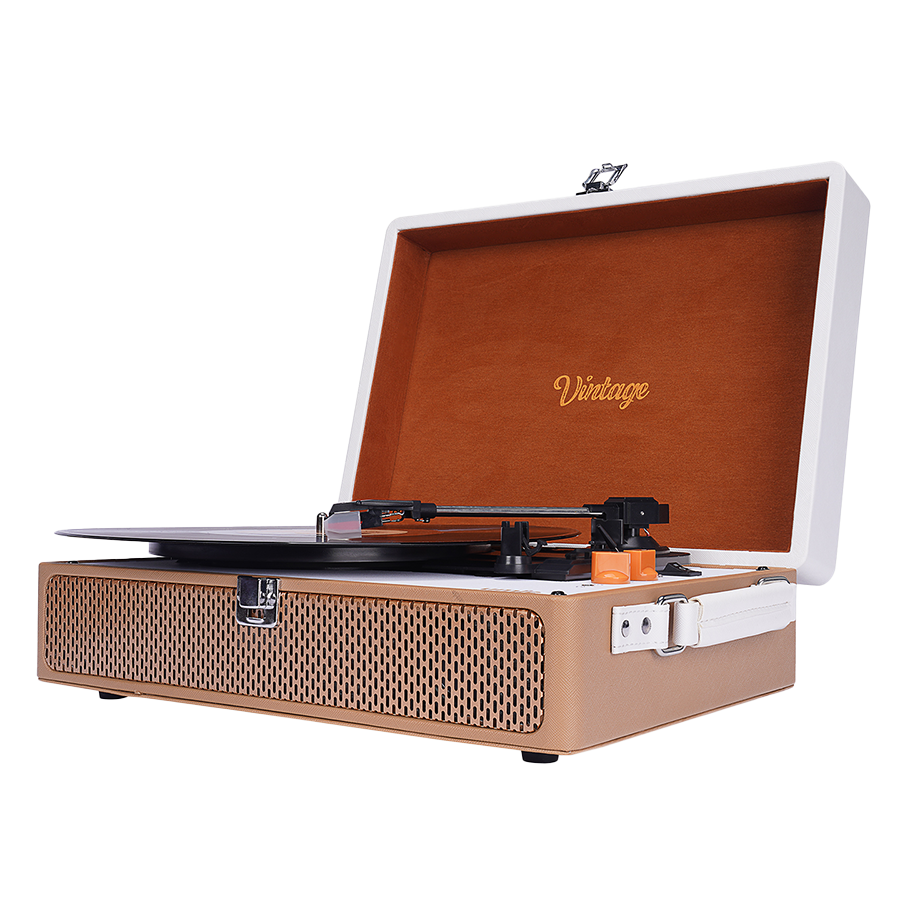 Gramofon UMIE Vintage UM-P353 Turntable Music Box with Bluetooth and 3.5mm AUXIN & RCAO Support, 37925 - slika 2