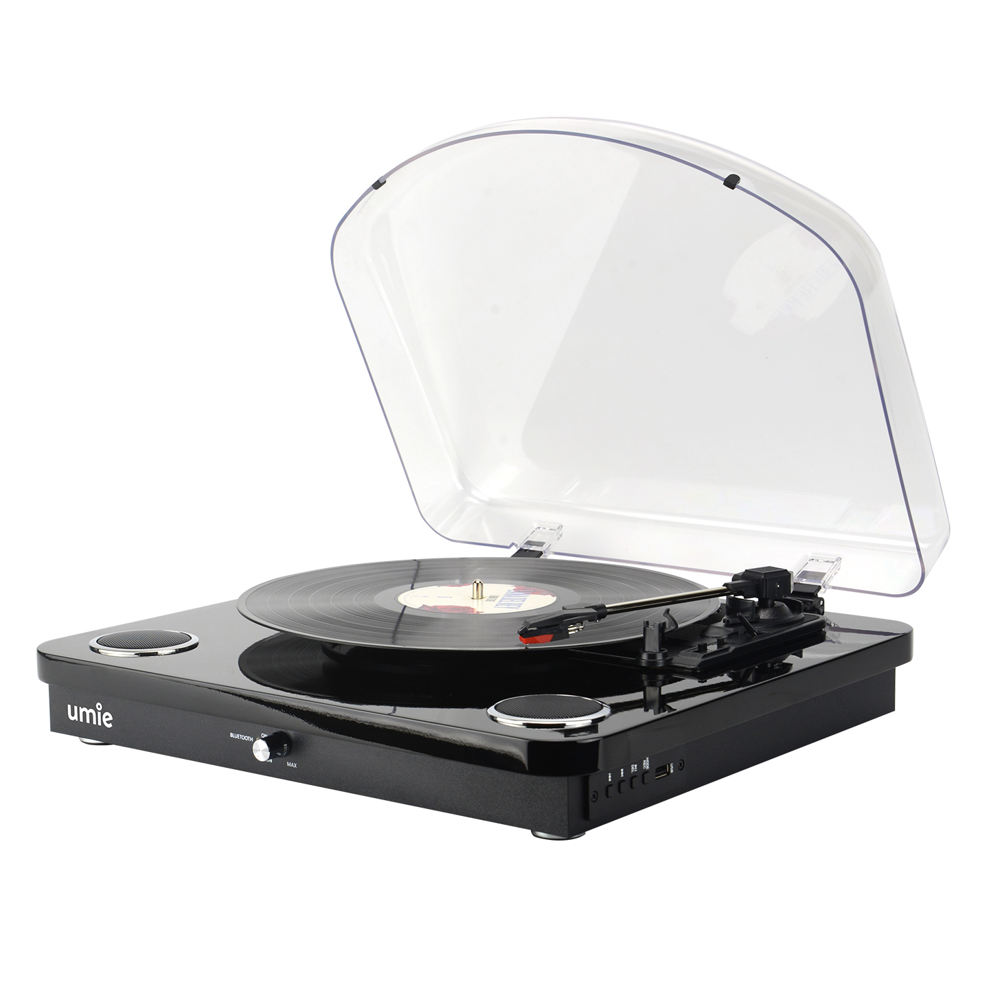 Gramofon UMIE Vintage Turntable Music Box 10 W sa BT IN, BT OUT, RCA, USB, 42876