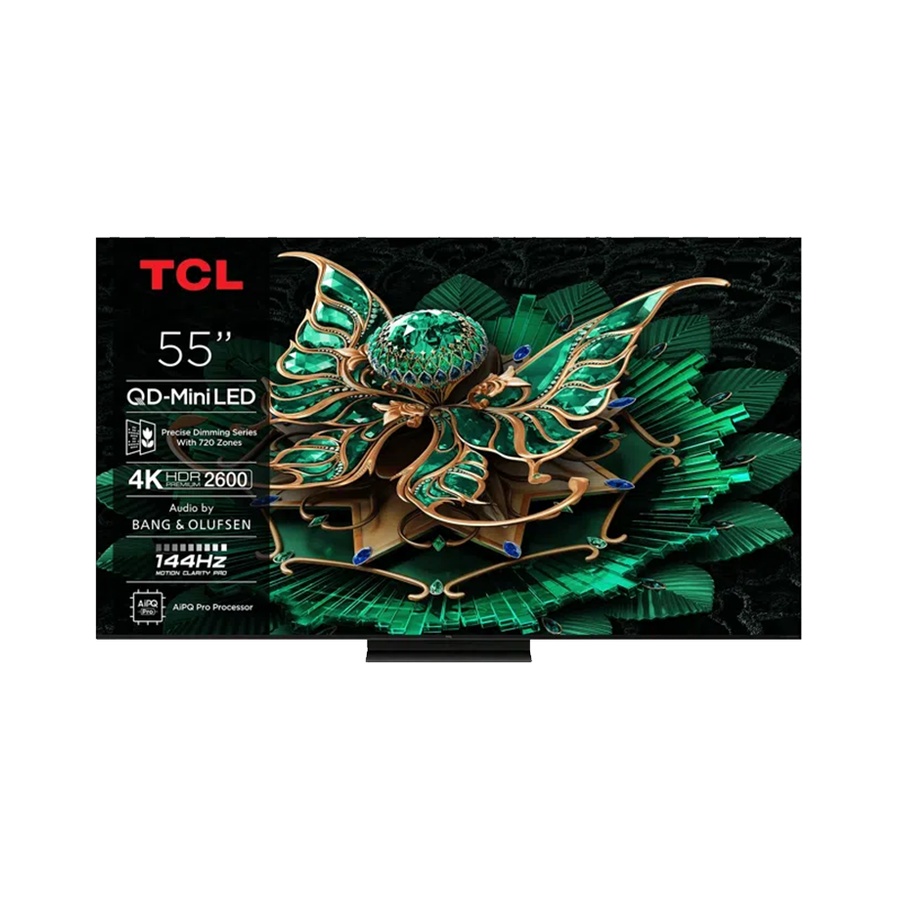 TV TCL 55" C7K  4K QD-Mini LED TV 144Hz Google TV; Game Master; Audio BANG & OLUFSEN; HDR Premium, 55C7K