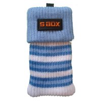 Čarapica za mobilni telefon SBOX MCF-S13 plavo-bijela 65x100mm