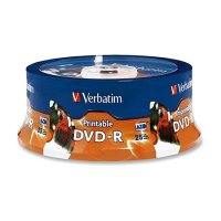 DVD-R, VERBATIM,4,7 GB,16X, spindle 25 KOM PRINTABLE,43538