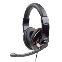 Slu&scaron;alice sa mikrofonom GEMBIRD MHS-001 glossy black