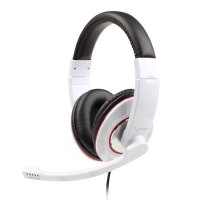 Slu&scaron;alice sa mikrofonom GEMBIRD MHS-001-GW glossy white