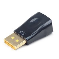 DisplayPort adapter GEMBIRD, A-DPM-VGAF-01, mu&scaron;ki DisplayPort na ženski VGA, black