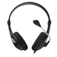 Slu&scaron;alica sa mikrofonom ESPERANZA ROOSTER, volume control, black, EH158K