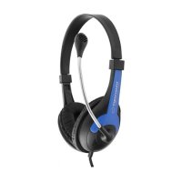 Slu&scaron;alica sa mikrofonom ESPERANZA ROOSTER, volume control, blue, EH158B