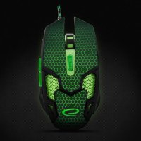 Mi&scaron; ESPERANZA GAMING COBRA 6D MX207, 2400dpi, GREEN, ergonomic, EGM207G