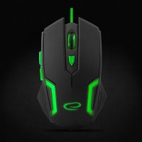 Mi&scaron; ESPERANZA GAMING FIGHTER 6D MX205, GREEN, 2400dpi, ergonomic, EGM205G
