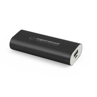 PowerBank ESPERANZA HADRON, 4400mAh, BLACK, EMP105K