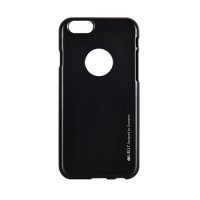 Za&scaron;titna futrola Mercury i-Jelly metal case iPhone 6/6S black