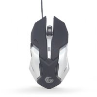 Mi&scaron; GEMBIRD MUSG-07, USB, optical, gaming, programmable, 6-button, full ergonomic, RGB, 3200