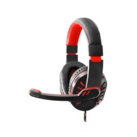 Slu&scaron;alice sa mikrofonom ESPERANZA CROW, gaming, red, volume control, EGH330R