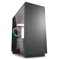 Kući&scaron;te SHARKOON gaming, PURE STEEL RGB ATX, Black
