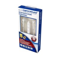 Slu&scaron;alica bluetooth sa mikrofonom ESPERANZA SPORT, WHITE, EH187W