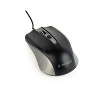 Mi&scaron; GEMBIRD MUS-4B-01, optical, black/space gray, 1000dpi, 3 button