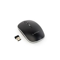 Mi&scaron; GEMBIRD MUSW-4B-01, wireless , optical, black, up to 1600 dpi
