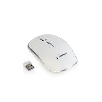 Mi&scaron; GEMBIRD MUSW-4B-01-W, wireless , optical, white, up to 1600 dpi