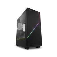 Kući&scaron;te SHARKOON gaming, FLOW, RGB, ATX, 1x120mm fan, Tempered Glass