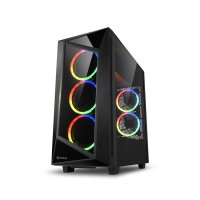 Kući&scaron;te SHARKOON gaming, rev200, RGB, ATX, ventilator 5x120 mm