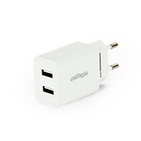 USB punjač GEMBIRD, 2 porta 2,1A, white, EG-U2C2A-03-W
