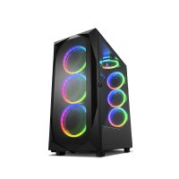 Kući&scaron;te SHARKOON gaming, REV300, RGB, E-ATX, ventilator 3x140mm, 4x120 mm