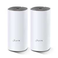 Access Point TP-Link AC1200 Whole-Home Mesh Wi-Fi System, 300Mbps at 2.4GHz, 2&nbsp;10/100Mbps&nbsp;Ports, 2 internal&nbsp;antennas,MU-MIMO, DECO-E4(2-PACK)