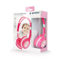 Slu&scaron;alice GEMBIRD MHP-JR-PK pink za djecu sa kontrolom jacine zvuka