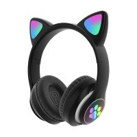 Slu&scaron;alice za djecu CAT EAR Kids STN-28, bluetooth, crne