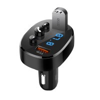 Bluetooth FM transmiter sa USB punjacem 18W QC3.0, BCC03