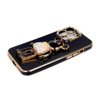 ZA&Scaron;TITNA MASKA TPU FRONDY BEAR IPHON 13 PRO BLACK
