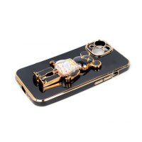 ZA&Scaron;TITNA MASKA TPU FRONDY BEAR IPHON 14 BLACK