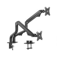 NOSAČ ZA DVA MONITORA GEMBIRD MA-DA2-02, montaža na stol, (tilting), 17&rdquo;-32&rdquo;, up to 8 kg