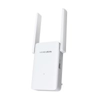 Mercusys ME70X AX1800 Wi-Fi Range Extender, 574 Mbps at 2.4 GHz + 1201 Mbps at 5 GHz, 2&times; Fixed External Antennas, 1 &times; Gigabit Port, Wall Plugged, 1024