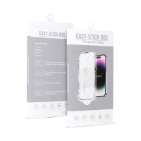 EASY-STICK KUTIJA SA PUNIM LEPKOM OD KALJENOG STAKLA ZA IPHONE 14 PRO CRNI