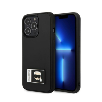 ORIGINAL KARL LAGERFELD CASE IKONIK PATCH KLHCP13X3DKPK ZA IPHONE 13 PRO MAX CRNA