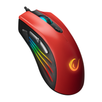 Mi&scaron; gaming RAMPAGE SMX-R33 LIMBO black/red, Macro, 6400dpi, RGB LED