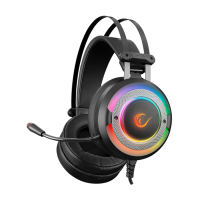 Slu&scaron;alice sa mikrofonom gaming RAMPAGE G7 X-RUNNER black, PC/PS4, RGB LED, 7.1, fleksibilni mikrofon