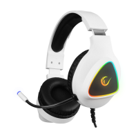 Slu&scaron;alice sa mikrofonom gaming RAMPAGE M7 MONCHER white, RGB LED, USB 7.1