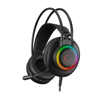 Slu&scaron;alice sa mikrofonom gaming RAMPAGE RM-K27 X-JAMMER Rainbow RGB LED USB 3.5M PC - PS4-PS5-XBOX, 34516
