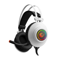 Slu&scaron;alice sa mikrofonom gaming  RAMPAGE RM-K1 PULSAR white, USB 7.1 surround, vibracija, RGB