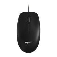 Mi&scaron; LOGITECH M100, optical, anthrazit, 1000 dpi, 910-006652