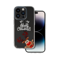 ZA&Scaron;TITNA MASKA CHRISTMAS CASE ZA IPHONE 15 PRO MAX DESIGN 1 CLEAR