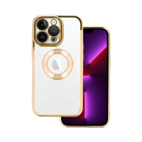 ZA&Scaron;TITNA MASKA BEAUTY CLEAR CASE ZA IPHONE 15 PRO ZLATNA