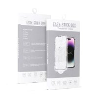 EASY-STICK KUTIJA OD KALJENOG STAKLA SA PUNIM LEPKOM ZA IPHONE 12 PRO MAX CRNI