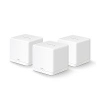 Mercusys Halo H30G(3-pack) AC1300 Whole Home Mesh Wi-Fi System, 400 Mbps at 2.4 GHz + 867 Mbps at 5 GHz, 2&times; Internal Antennas, 2&times; Gigabit Ports per Un